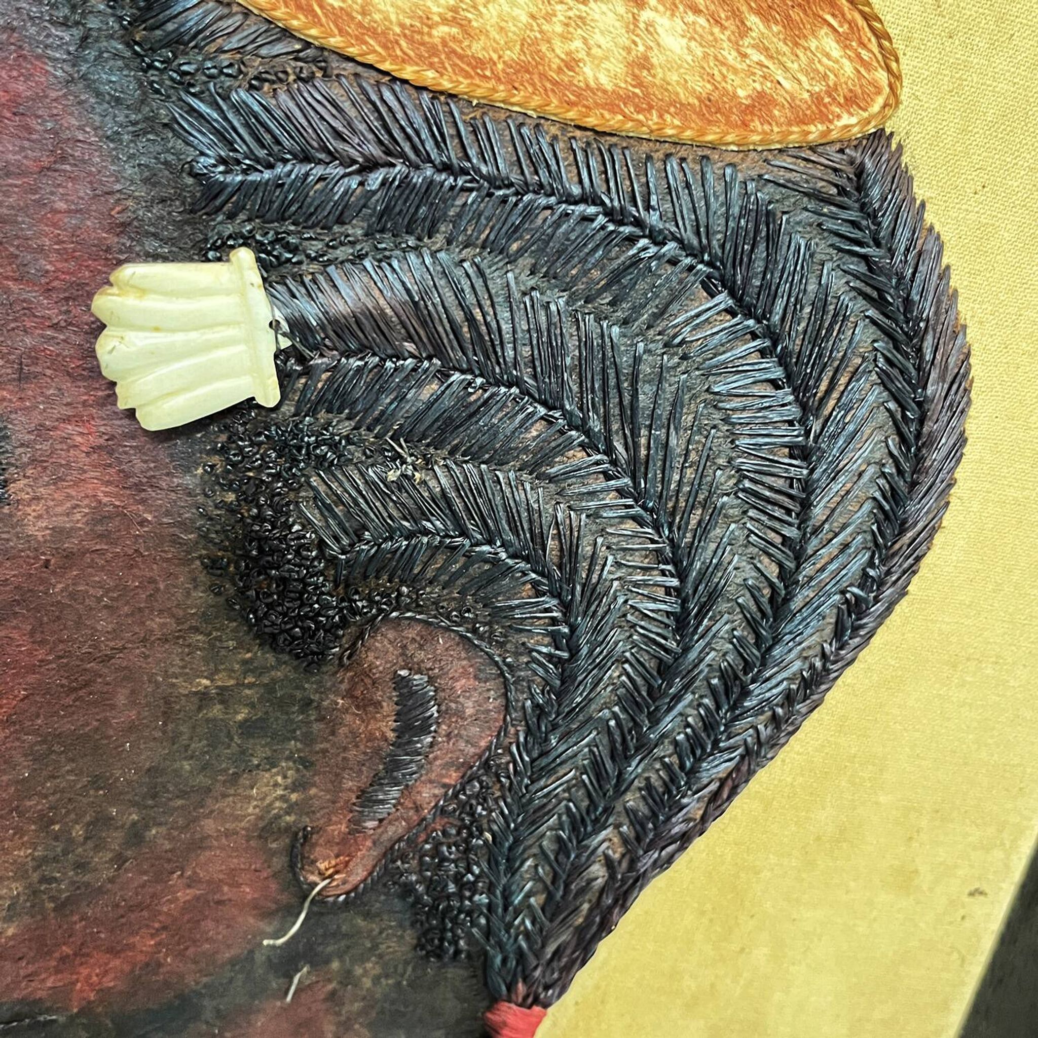 1950s painting "Mopende Woman"