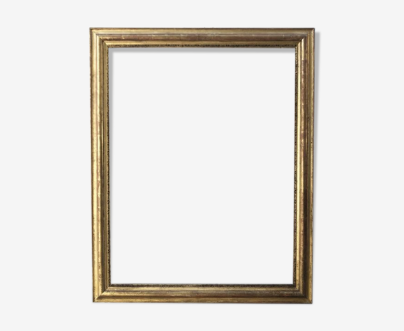 Cadre à miroir doré