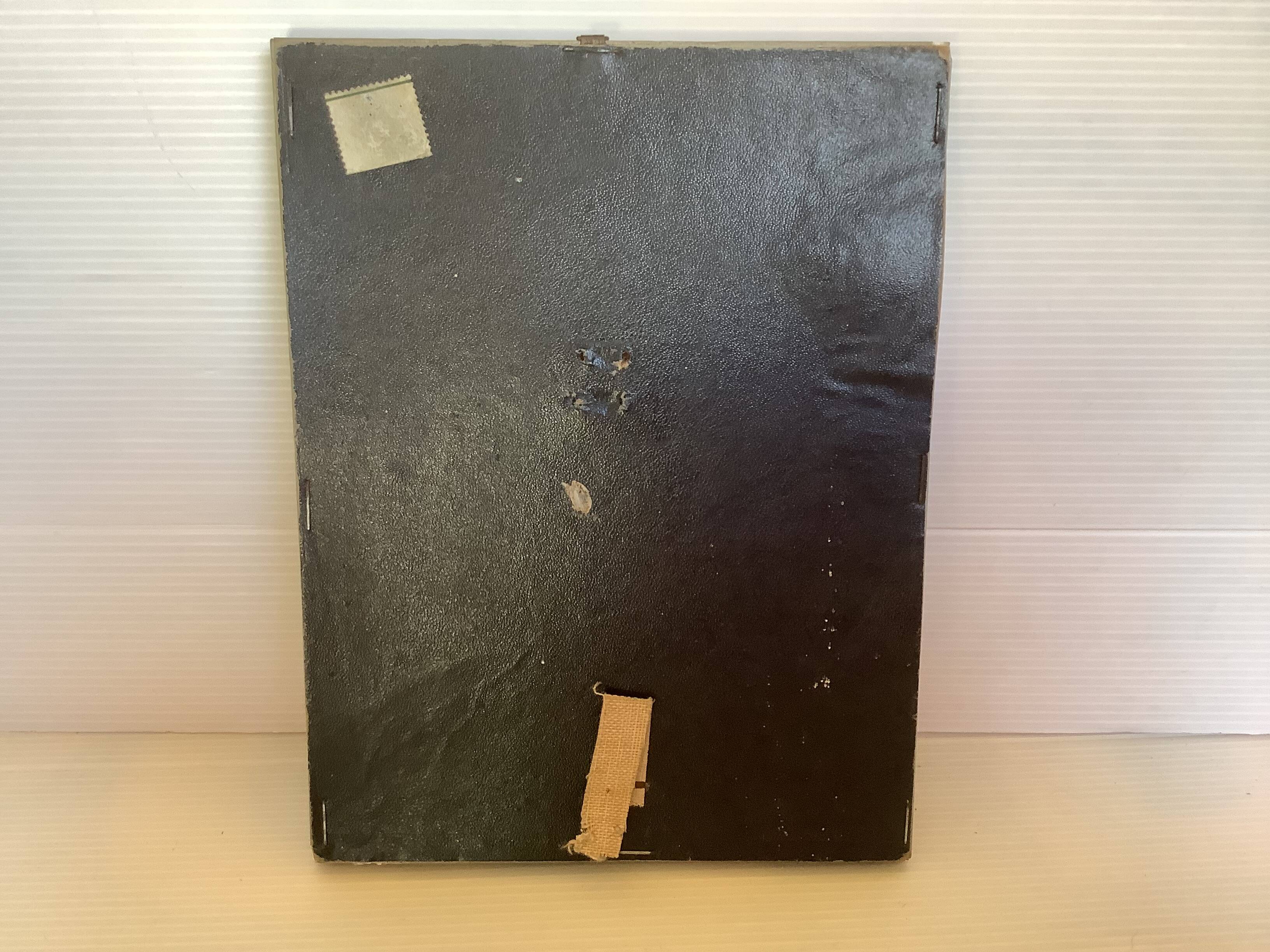 Old art deco religious frame