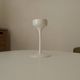 Vintage Scandinavian Ikea candlestick in Opaline.