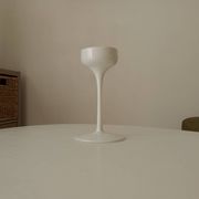 Vintage Scandinavian Ikea candlestick in Opaline.