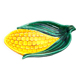 Dish Vallauris shape ears of corn vintage art deco collection