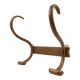 Curved wooden coat rack with 2 hooks, 1920s.