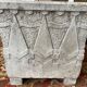 Art Deco period cement cache-pot signed "Louis Lonati Dijon"