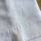 Large antique monogrammed flat sheet