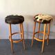 Duo of vintage bar stools
