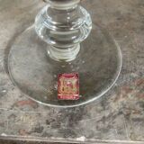 Vintage Bohemian Crystal Pitcher Jug Vcelnicka Orange Smoke