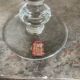 Vintage Bohemian Crystal Pitcher Jug Vcelnicka Orange Smoke