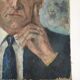 Man portrait painting