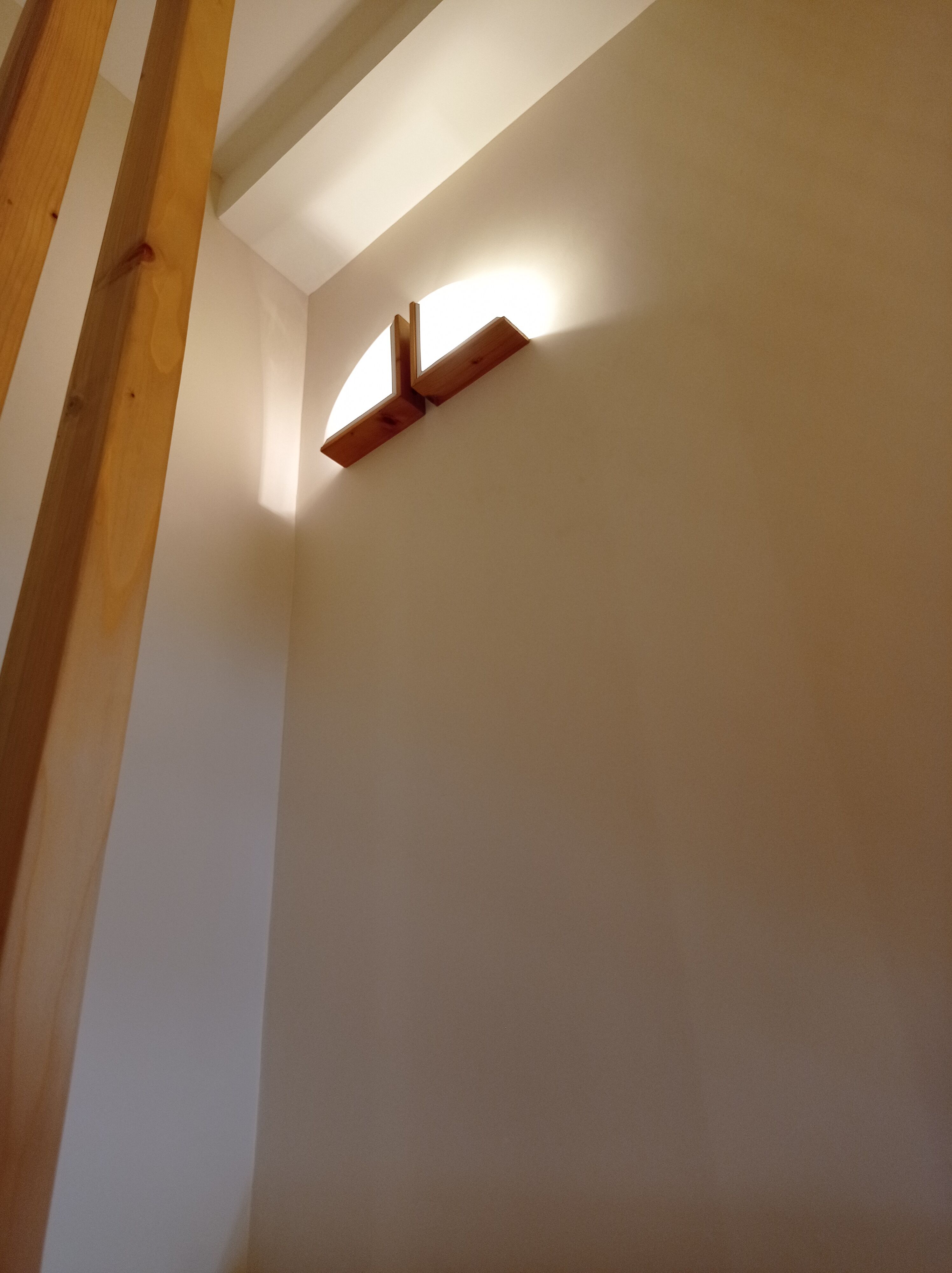 Wall lamp design 80 metal wood plexiglass