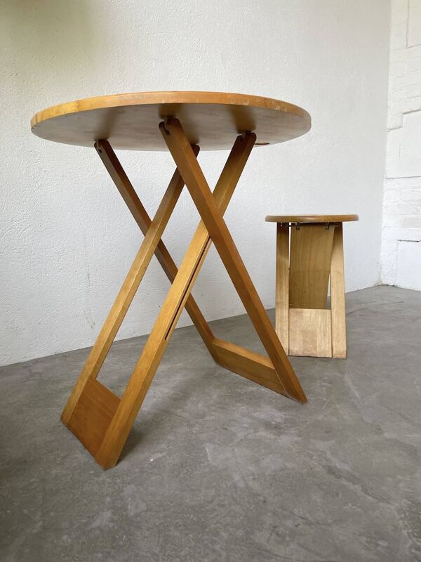 Ensemble de repas table et tabouret Adrian Reed