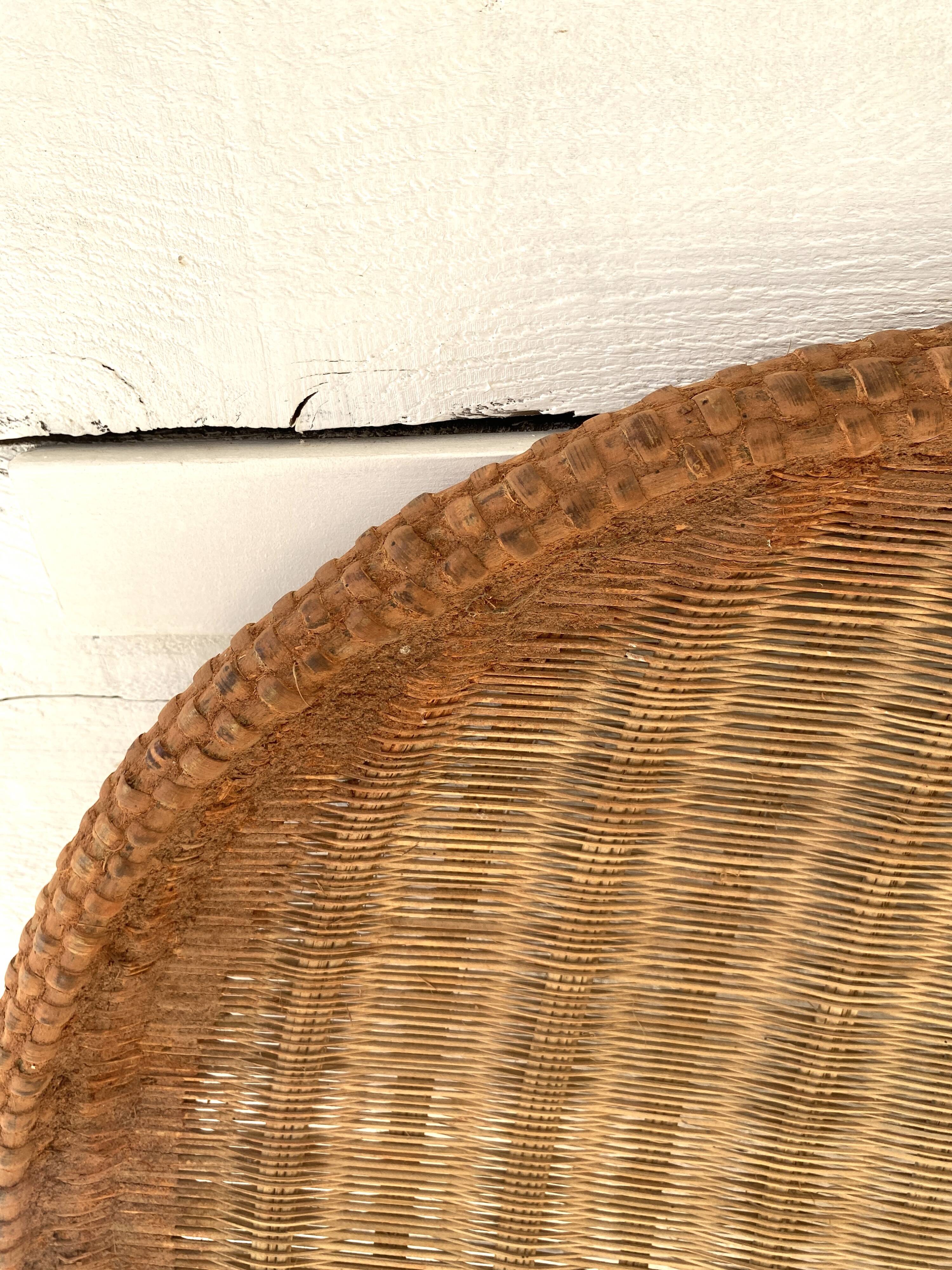 Plateau  paille 73 cm