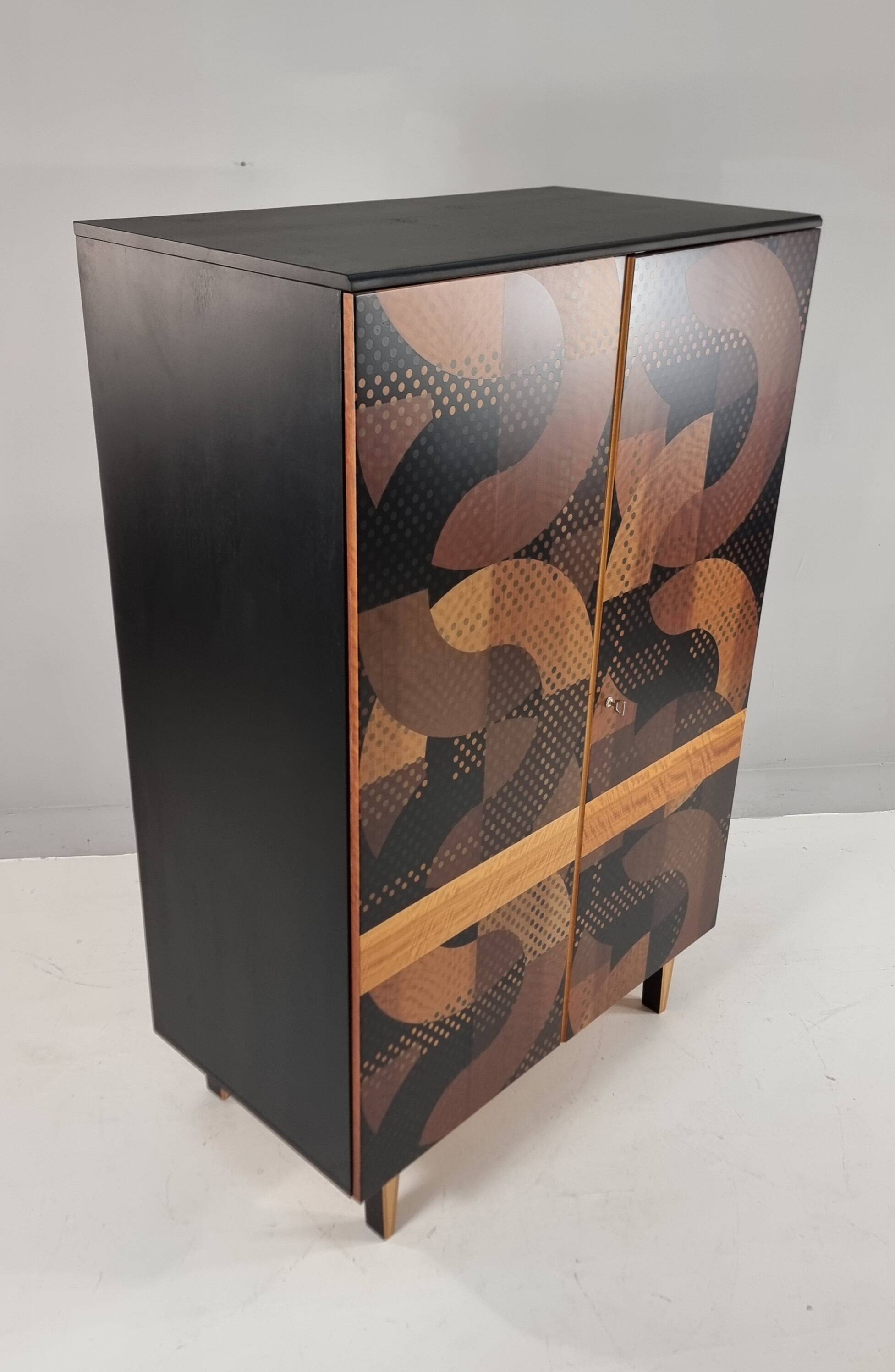 Vintage Beech Wardrobe, 1970s