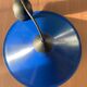 80s blue pendant light
