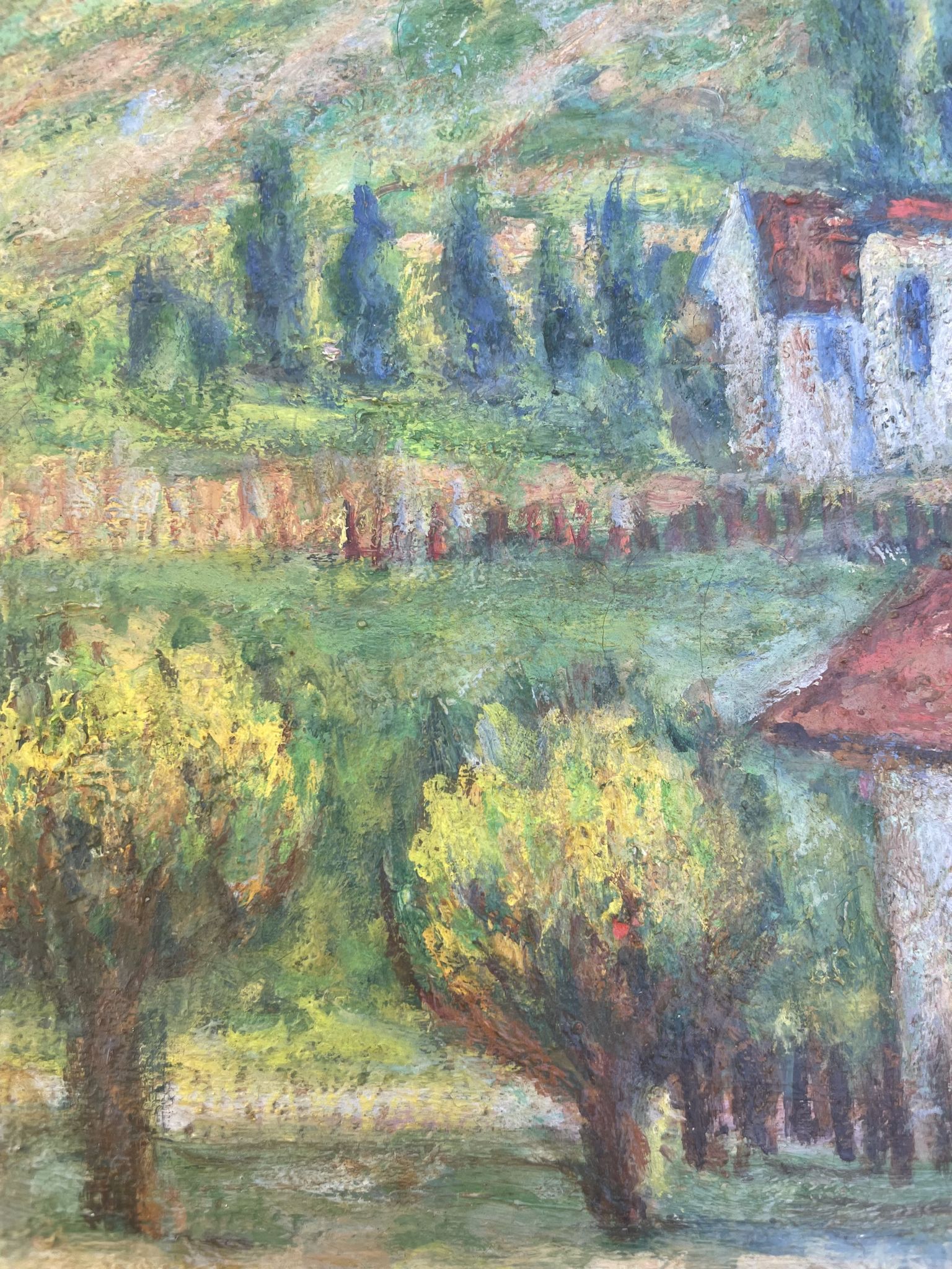 Tableau peinture paysage Isaac Liste XXe