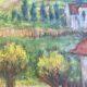 Painting painting landscape Isaac List XXth