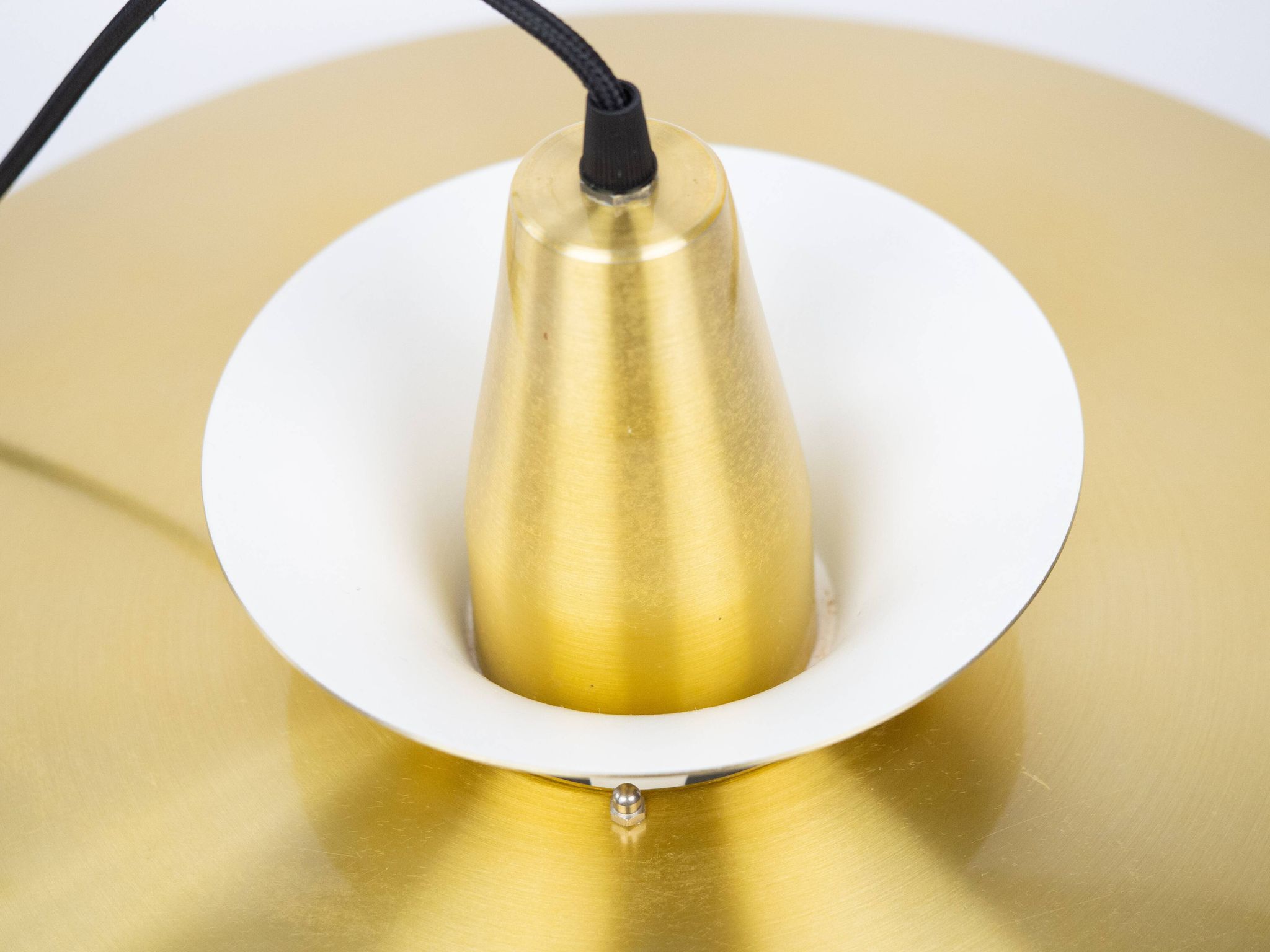 Danish vintage pendant lamp Roma by Junge, 1980s