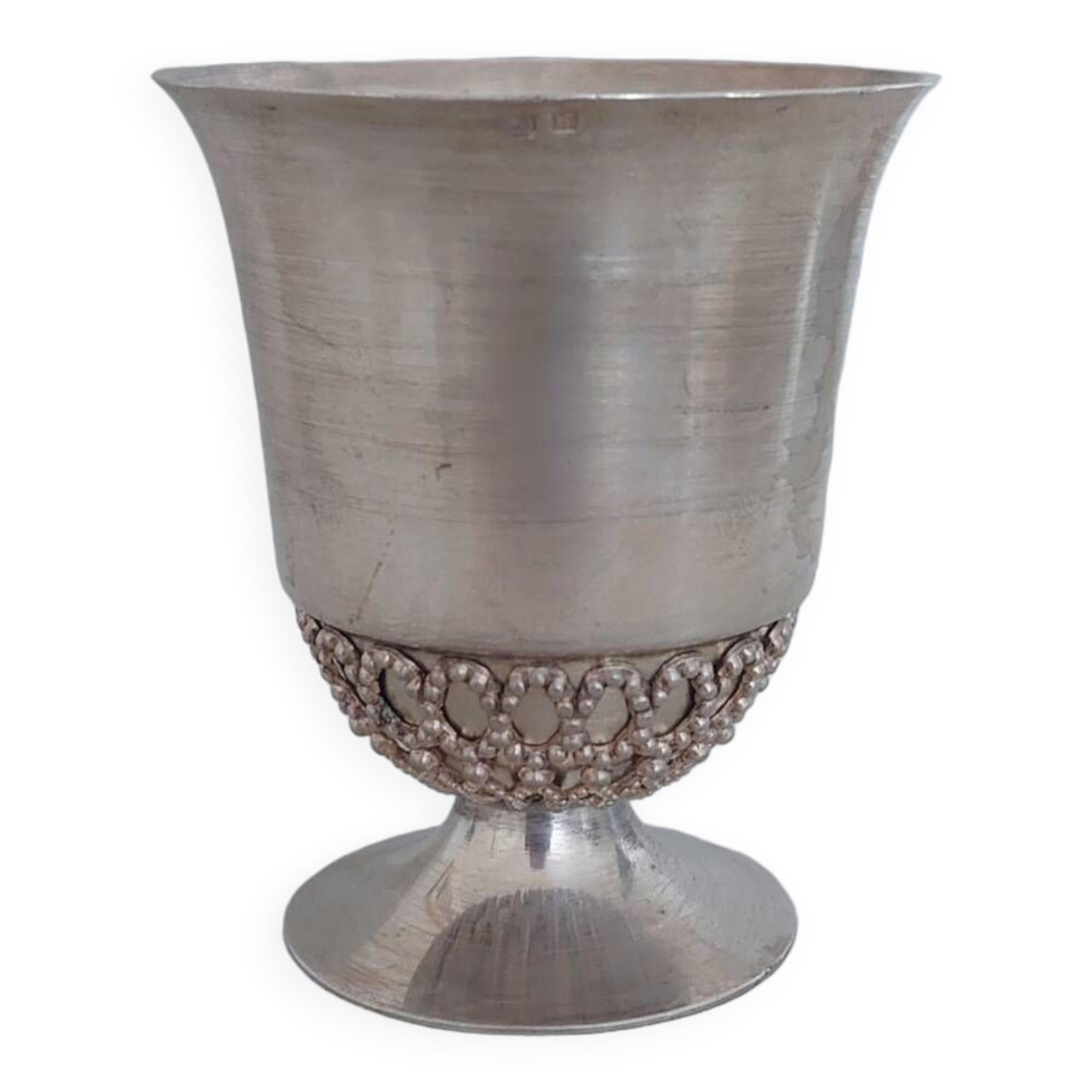 Silverplated Gobelet Stéphane Prudhomme stamped