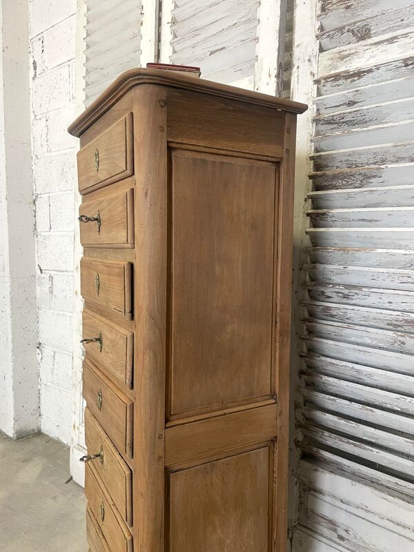 Semainier de style Louis XV blanchi