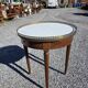 Louis XVI style bouillotte table in mahogany