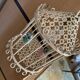 Bird cage lamp in vintage ceramics 50 years