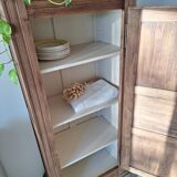 Oak solid bonnetière / wardrobe / dresser from 1940