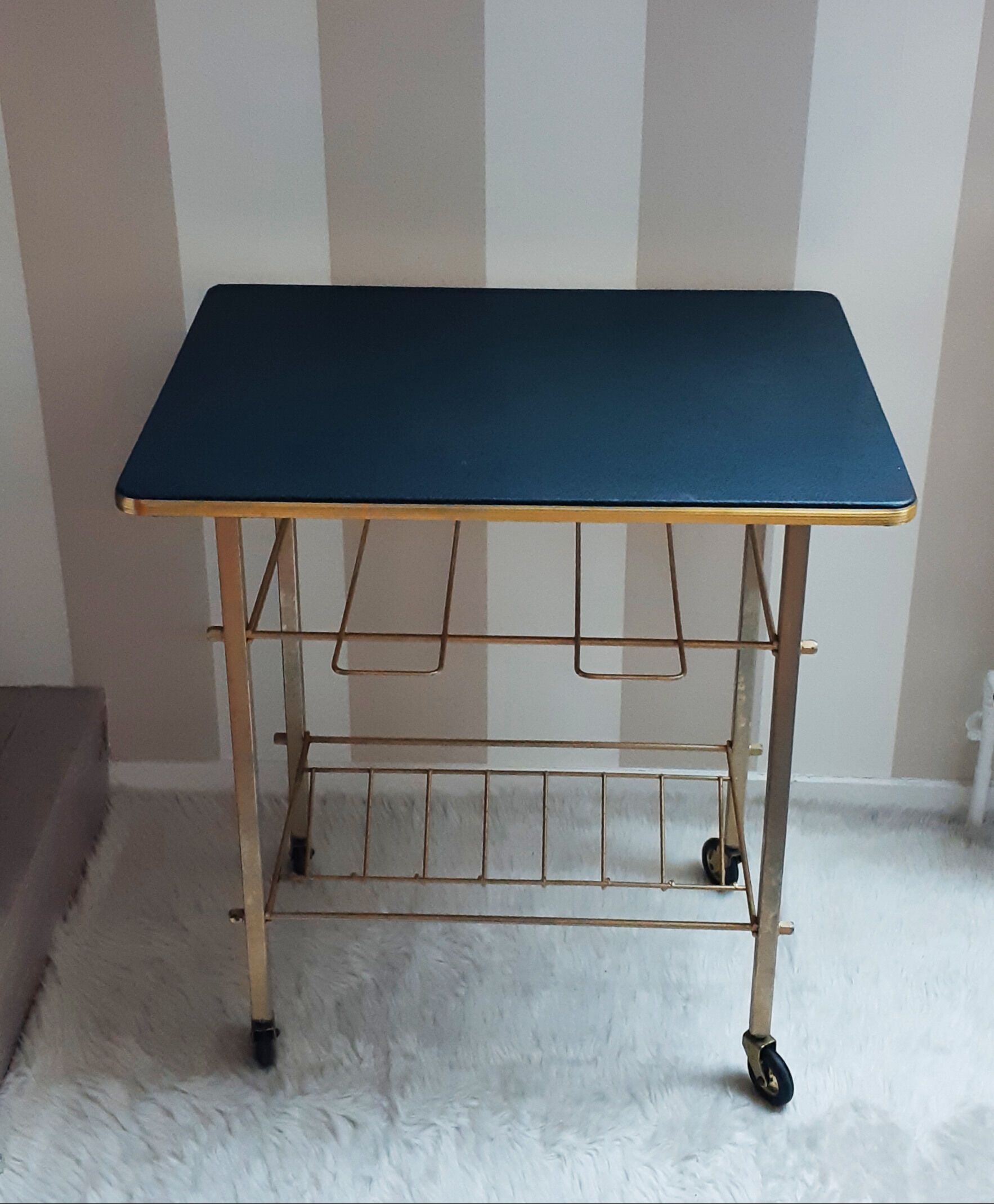 Electrophone door table, magazine door