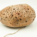 Agnès Escala ceramic rock lamp from the 70s in Vallauris