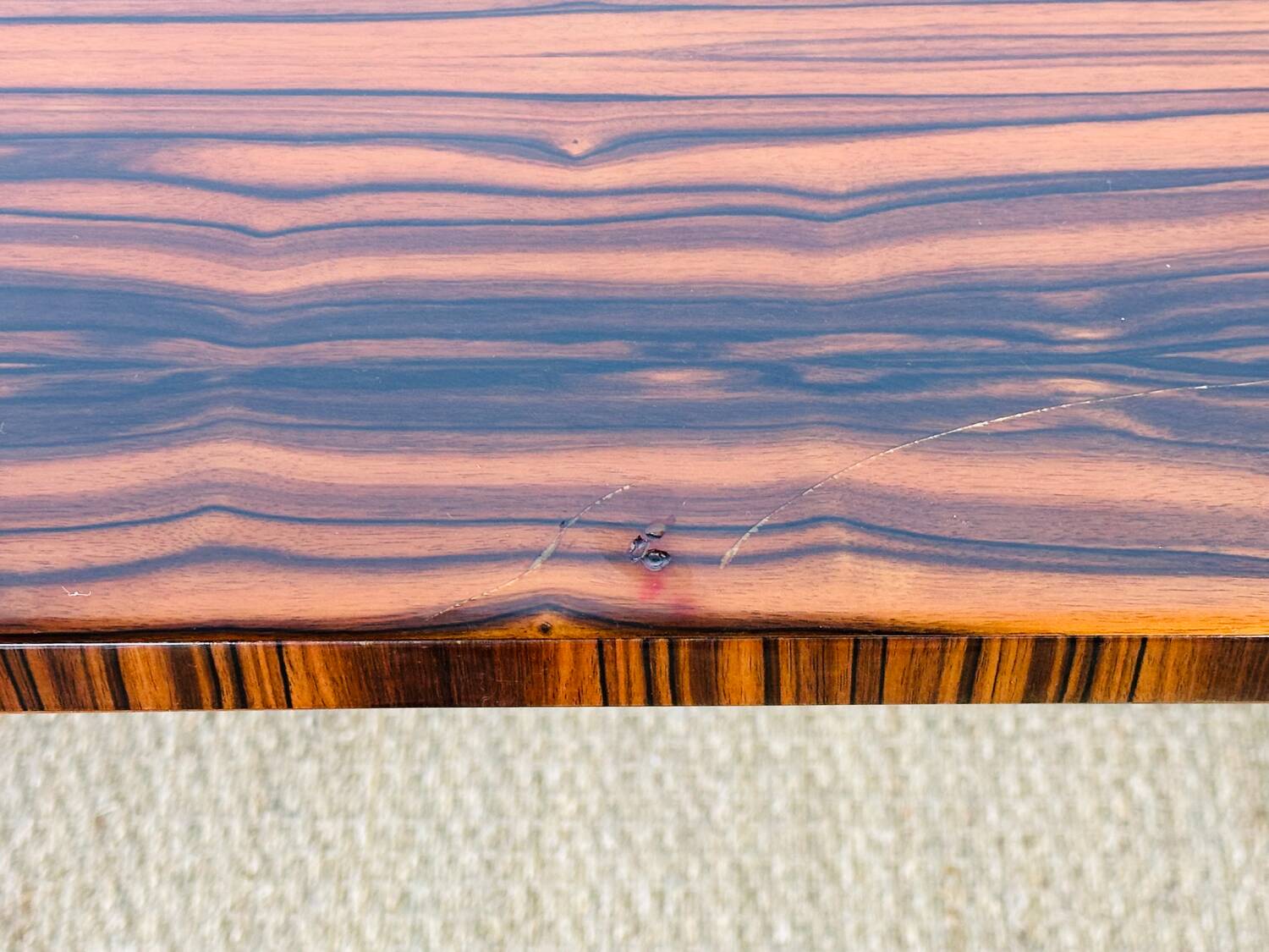 Dining table in rosewood 1960