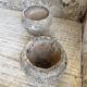 Trio of stone and cement planters, early 1900s