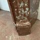 Fireplace three shells louis XV style in royal red marble XIX century