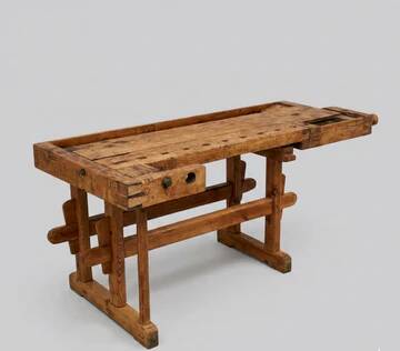 Workbench Industrial Vintage Wood Joiner’s Bench