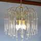 XL waterfall chandelier of Murano glass, 1970s