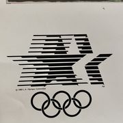 Original poster for the Los Angeles Olympics, 1984, Carlos almaraz