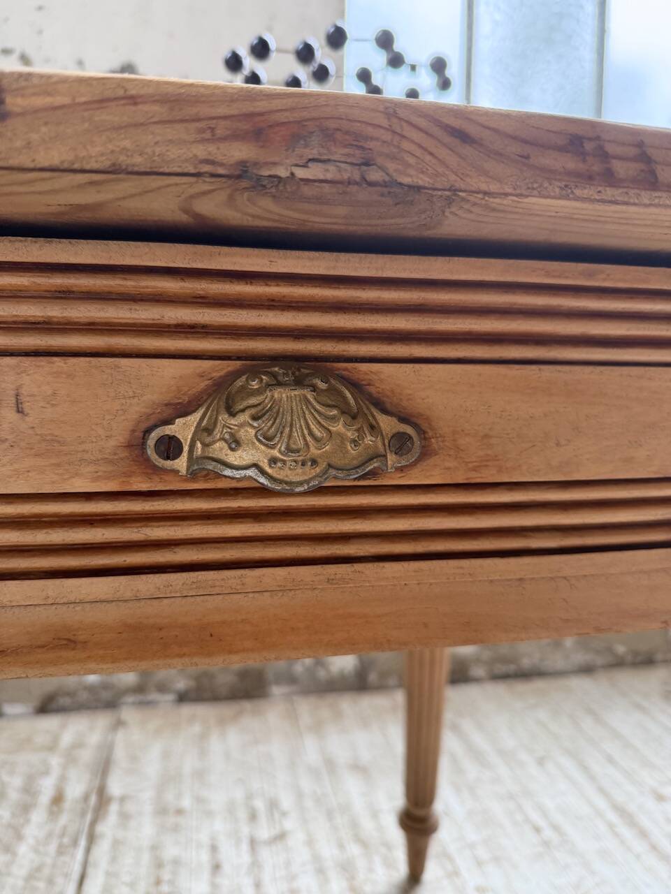 1950s pine desk