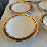Set of 5 cups with their bowls