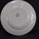 Plate colibri luneville in faience white and blue