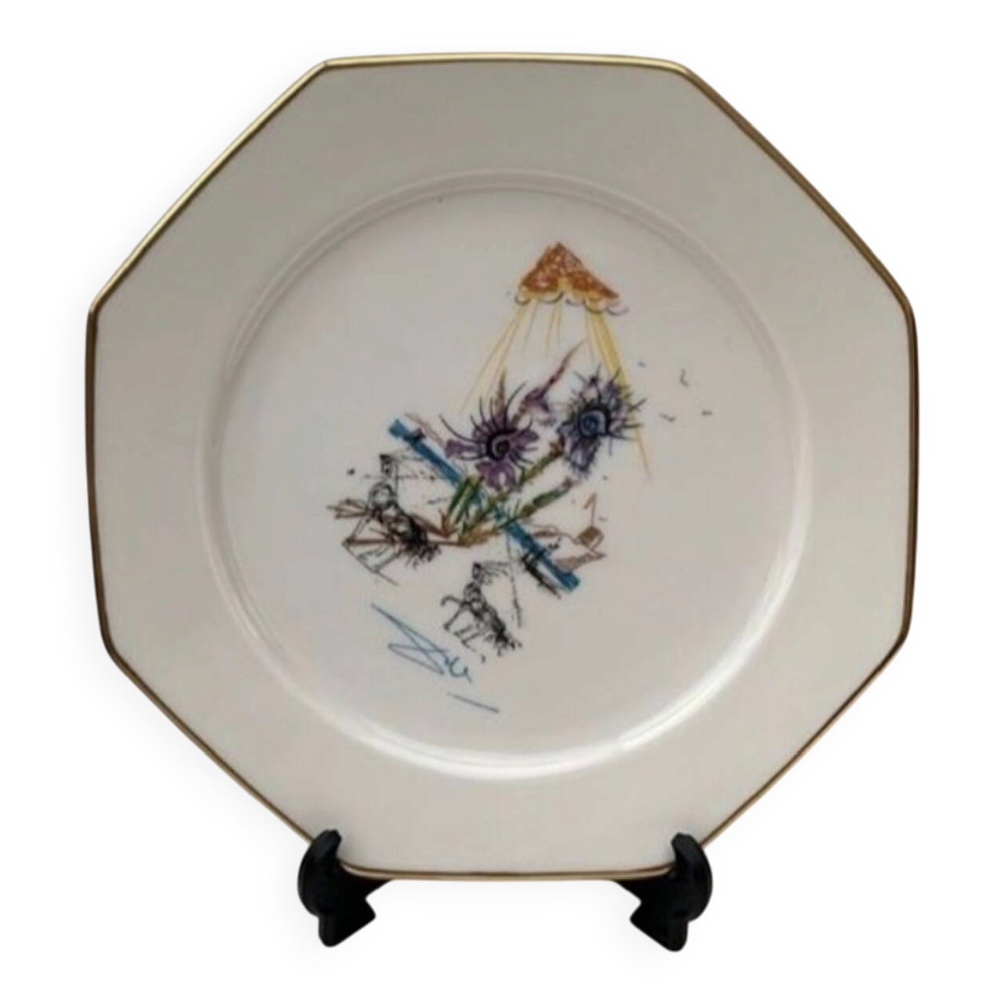 Royal Copenhagen Plate Salvador Dali Limited Edition Number 4