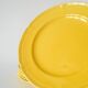 Set of 6 Badonviller lemon yellow dessert plates, 1960