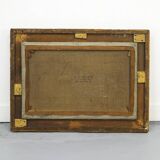 Decorative antique english painting fox and ducks