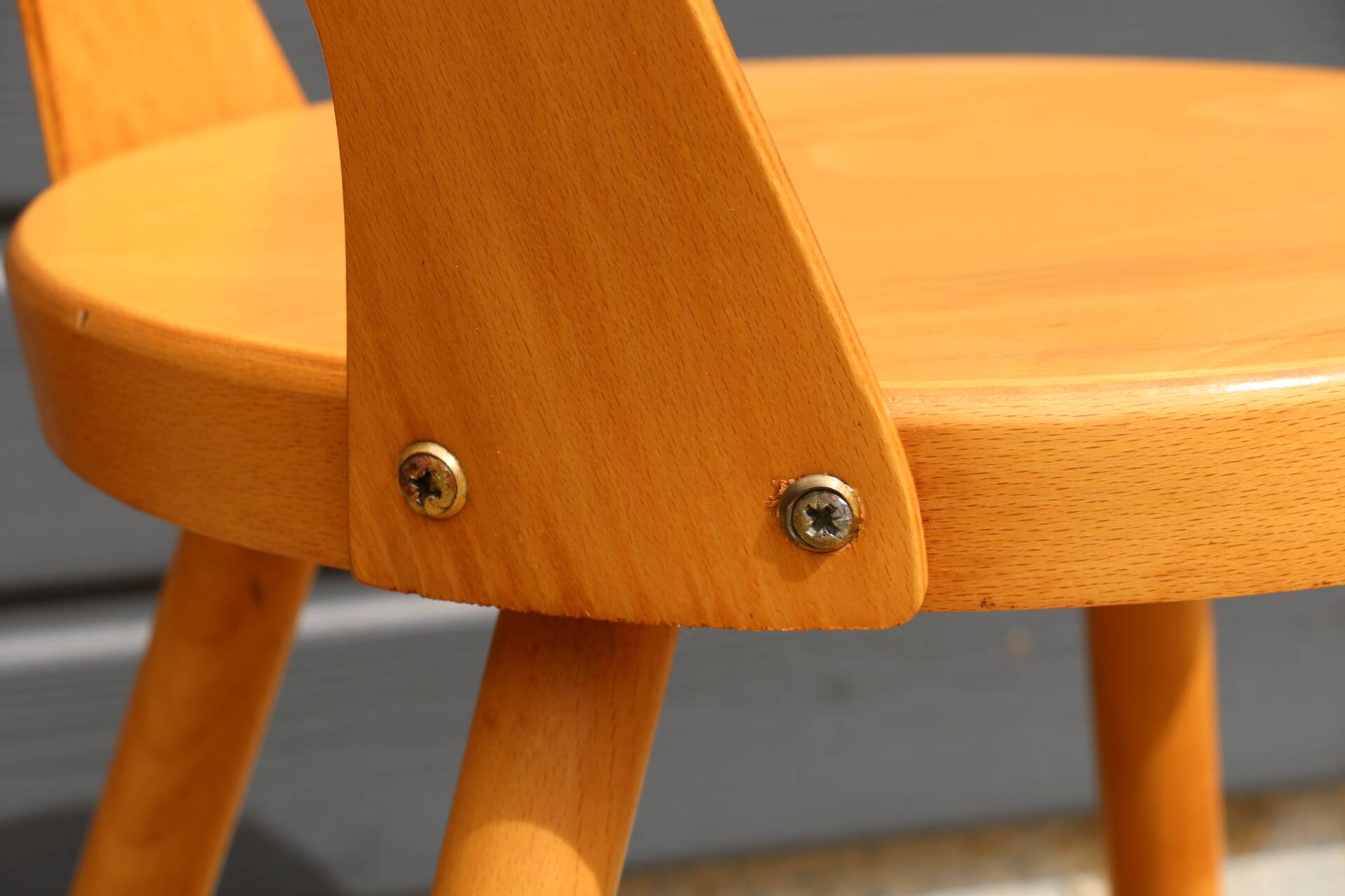 5 BAUMANN “MONDOR” light beech chairs