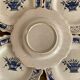 Dessert plates in Rouen faience with hand decoration.