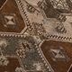 3x10 Dark Brown Oriental Persian Runner Rug 87x302Cm SK 21984