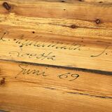 Roland Wilhelmson's pine coffee table / bench
