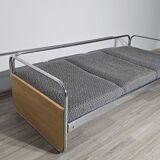 Bauhaus Chrome Sofa by Robert Slezak for Slezak Factories, 1930s