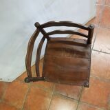 Fireplace corner armchair