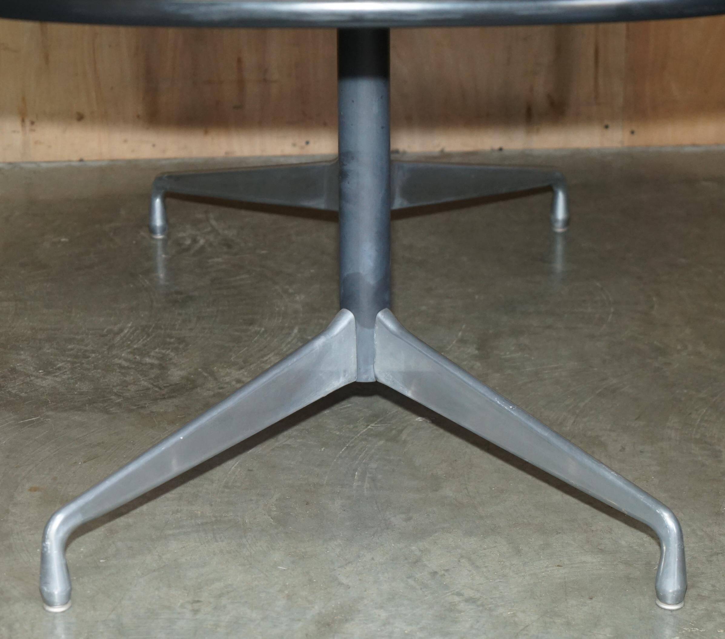 Herman Miller Eames Vintage Mid Century Modern hardwood conference table