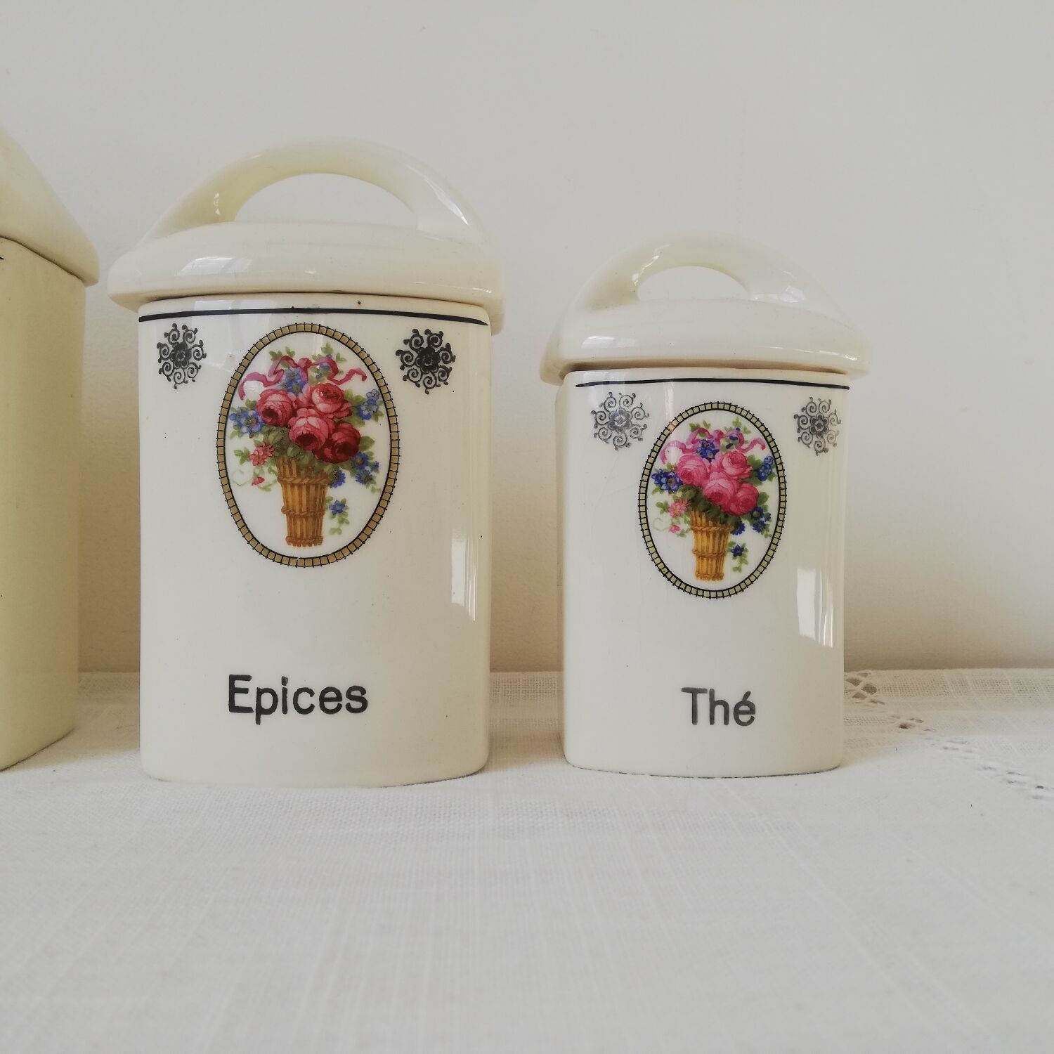Set of spice jars