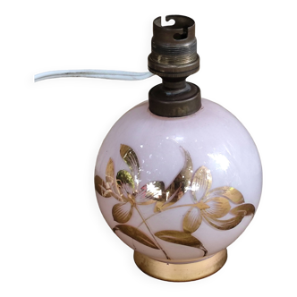 Antique art deco globe lamp base
