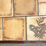 Rectangular herbarium coffee table, vintage 60s
